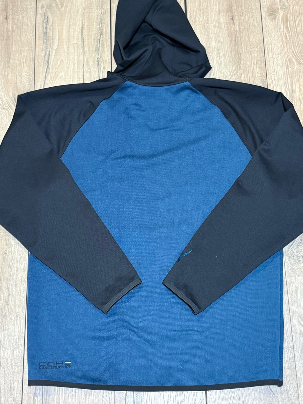 VOORMI Merino Wool Performance Hoodie Blue Navy Men’s Large Made USA - Picture 5 of 14